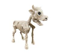 SiaBiced Statue de Squelette de Vache, Figurine Décorative, Cadeau D'Halloween, Objet de Collection, Créatif
