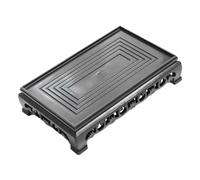 SiaBiced Support Aquarium Présentoir Plantes Plateau Pot Fleurs Socle Rectangulaire Style Oriental en PP Convient pour La Maison Bureau Balcon, S