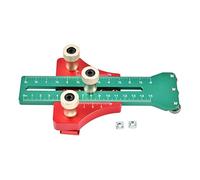 SiaBiced Table Saw Jig Guide Outil de Coupe pour Bois Accessoire de Positionnement Inversé Outil d'Atelier en Alliage d'Aluminium Dispositif de Guidage, Vert