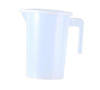 SiaBiced Tasse à Mesurer, Pichet, Pichet pour Liquides, Bol Mélangeur Ménager avec Bec Verseur Pratique, Poignée Ergonomique, Matériau PP Résista, 3500ml