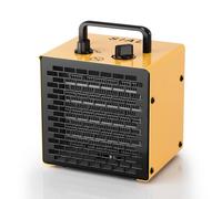 SIAL Chauffage d'appoint Soufflant Électrique Radiateur 2000 W, PTC, PA2 | Petit Radiateur Portable Mobile avec Thermostat, Économique et Efficace, Idéal pour Camping, Salle de bain, Intérieur