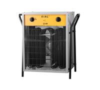 SIAL Chauffage Soufflant 22kW 400V de Chantier, Radiateur Électrique,DA22 | IP24 - Puissant d'appoint avec Thermostat - pour Atelier, Garage, séchage sous-sol, séchage rapide, sans câble d'alimentation