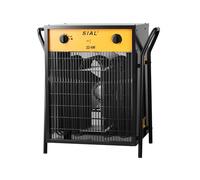 SIAL Chauffage Soufflant 22kW 400V de Chantier, Radiateur Électrique,DA22 | IP24 - Puissant d'appoint avec Thermostat - pour Atelier, Garage, séchage sous-sol, séchage rapide, sans câble d'alimentation