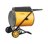 SIAL-Chauffage Soufflant électrique,30kW,Chauffage soufflant chantier,Radiateur soufflant,90㎡,Aérotherme avec thermostat,jaune,Garage Cave Atelier