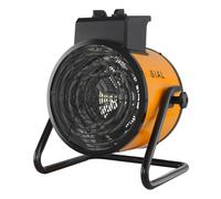 SIAL-Chauffage Soufflant électrique,5000w,Chauffage soufflant chantier,Radiateur soufflant,40㎡,Aérotherme avec thermostat,jaune,Garage Cave Atelier