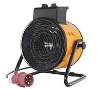 SIAL Industriel Radiateur électrique - 5000W, 400V Chauffage Soufflant - Pour Chantier, Atelier Ou Garage (Jaune)