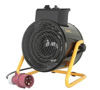SIAL Industriel Radiateur électrique - 9000W, 400V Chauffage Soufflant - Pour Chantier,Atelier Ou Garage (Noir) D9