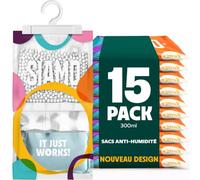 Siamo Pack Déshumidificateurs d'Armoire - Absorbeur d'Humidité pour Placards, Armoires, Garages et Camping-Cars. Haute Absorption Anti-Moisissure et Odeurs Désagréables (15)