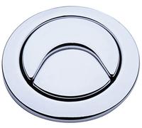 SIAMP Bouton poussoir 36A pour Mécanisme de Chasse, Chromé 34364620