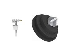 SIAMP Robinet Flotteur, 3/8° Laiton Nickelé & Membrane et Insert pour Robinet Flotteur 95L/99B