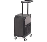 Sibel RollerCoaster Stoolcase Valise-Tabouret roulant / Titanium