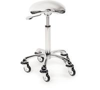 Sibel Tabouret roulant RollerCoaster Eccentric / Argent
