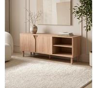 Sicaan Meuble TV scandinave 140cm Finition chêne - SOAN