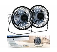 Sichler Haushaltsgeräte 2 mini ventilateurs de table sans fil avec batterie