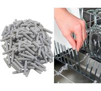 Sichler Haushaltsgeräte 200 capuchons pour panier de lave-vaisselle, coloris gris