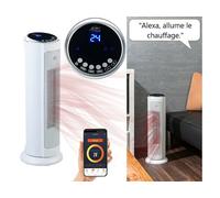 Sichler Haushaltsgeräte Chauffage soufflant connecté et intelligent LV-850.avs avec commandes vocales