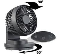 Sichler Haushaltsgeräte Ventilateur de table USB 5 W à 3 niveaux de vitesse et oscillation VT-120.T