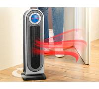 Sichler Radiateur soufflant numérique en céramique NC-5460-911 avec thermostat & oscillation, FB, 2.000 W