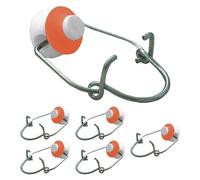 SICIGNANO | Bouchon mécanique pour bouteilles en verre, avec joint, fermeture hermétique - Taille maximale du col de la bouteille 4 cm - Dimensions du bouchon 2,5 x 2,5 x 2 cm - 6 pièces
