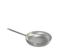 Sicignano - Poêle à pâtes pour plan à gaz électrique, 26 cm, aluminium, manche en métal, épaisseur 1,5 à 2 mm, fabriquée en Italie - Poêle pour mantecare sauter pâtes