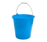 Sicignano - Seau avec bec gradué en plastique - Couleurs assorties, fabriqué en Italie, polyvalent pour la maison, le nettoyage, le jardinage (1, 18 litres)
