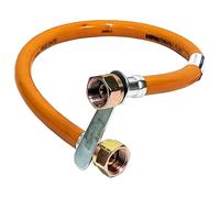 Sicignano | Tuyau flexible GPL, orange, F/F, classe 2 - gaz propane butane liquide - raccord pour tuyau flexible conforme à EN16436-1 - avec clé, 20 x 14 mm, pression maximale 10 bar (60 cm)