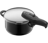 Silit Sicomatic t-Plus autocuiseur 4,5 l, autocuiseur 22 cm, céramique fonctionnelle Silargan, induction, 3 niveaux de cuisson, commande rotative à une main, noir