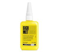 SICOMET 8300 Colle instantanée cyanoacrylate, très fluide, Flacon de 50 g | Colle instantanée forte multi-usages, prise en quelques secondes, pour plastique, métal, caoutchouc, super glue fluide