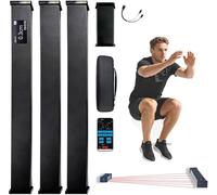 SICWEDIM Appareil de mesure de saut vertical - Testeur intelligent précis avec capteurs avancés, suivi en temps réel, force, Rsi, temps de contact avec le sol et hauteur pour la progression de la