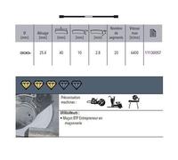 Sidamo - Disque diamant Expert Béton D.300x25,4x10mm