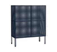 HAY Armoire Perforated Cabinet medium Steel blue