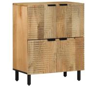 Buffet marron 60x33x75 cm bois massif de manguier G
