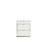 Sideboard USM largeur 1 casier 2 portes abattantes tiroir sans serrure blanc pur 78x91.5x38 cm