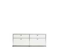 Sideboard USM largeur 2 casiers portes abattantes en bas tiroirs haut sans serrure 153x56.5x38 cm