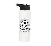 Sideline Mom Soccer Game Days Soccer Mama Stainless Steel Insulated Water Bottle