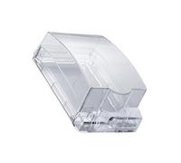 siduytin Plaque de pour Prise Murale, Interrupteur et boîtier électrique, Cache-Prise étanche pour intérieur et extérieur, Transparent, 164 x 109 x 70 mm