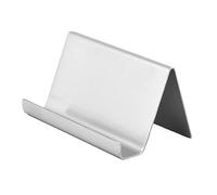siduytin Porte-Cartes pour Bureau - Rangement et propreté, Robuste et Durable, Facile à Utiliser, présentoir pour Cartes de Bureau, Argent brossé