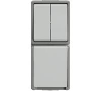 SIE 5TA4815 - DELTA plat IP44, interrupteur en série, 10 A 250, fiche avec con