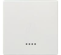 SIE 5TG7140 - Bascule BLANCHE titane de style DELTA avec fenêtre, 68 x 68 mm