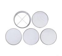 Siebmeister 5000 Ensemble tamis de jardin 4 en 1 avec maille interchangeable, cadre en acier antirouille, système Quick Click pour filtrer le compost 30 cm