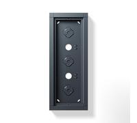 Siedle Boîtier pour montage en saillie GA 612-3/1-01 AG gris anthracite (210012245-00)