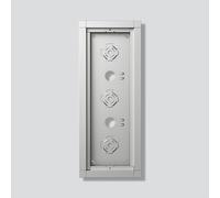 Siedle Boîtier pour montage en saillie GA 612-3/1-01 SM argent métallique (210012247-00)