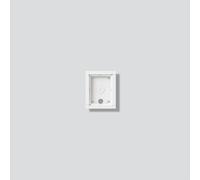 SIEDLE GA 612-1/1-01 W Boîtier pour montage en saillie blanc (210012236-00)