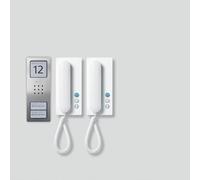 Siedle SET CA 812-2 E/W. Technique de transmission : Câblé. Couleur du produit : acier inoxydable, blanc, Placement : mural (210008739-00)