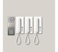 Siedle SET CA 812-3 E/W Edelstahl - Weiß (210008740-00)