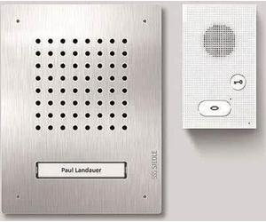 Siedle SET CLAB 850-1 E/W Kit audio Siedle Classic acier inoxydable/blanc (210010045-00)