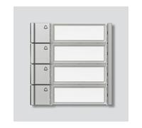 Siedle Siedle Boutons d'appel TM 700-4-0 SM Argent métallique Quantité:1