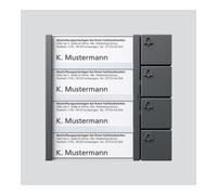 Siedle Siedle Module à touches TM 612-4 DG dgr/gli Quantité:1