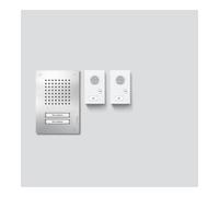 Siedle Siedle Set audio Classic CLAB 850-2 acier inoxydable/blanc Set Quantité:1