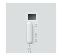 Siedle BTSV 850-03 W. Type de produit : téléphone, couleur du produit : blanc, compatibilité de marque : Siedle. Largeur : 106 mm, Profondeur : 46 mm, Hauteur : 278 mm (200040578-00)